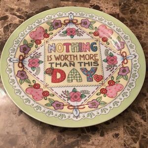 Mary Engelbreit dinner plate 2001 Nothing is wort
